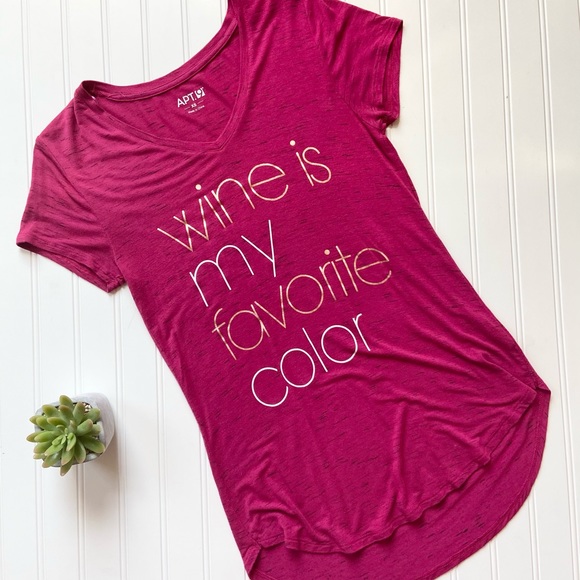 Wine is my Favorite Color Tee - Picture 5 of 5